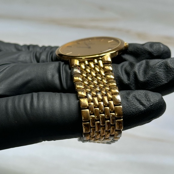 Omega De Ville Prestige 395.0875.2 Gold-Plated 33mm Luxury Dress Watch - Picture 12 of 16